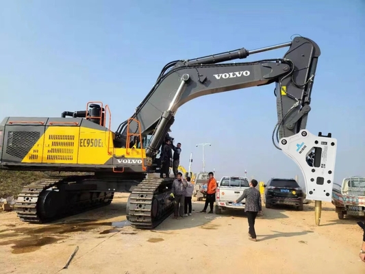 85mm Chisel 12.5 Ton Top Type Hydraulic Breaker For 8 T Excavator