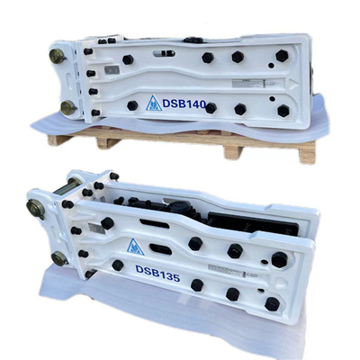 Open Type Excavator Hydraulic Breaker Hammer 140mm Wide Chisel Rock Hammer Attachments
