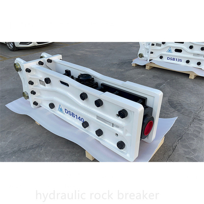 Backhoe Loader Hydraulic Rock Breaker 140 Kgf/cm2 1 Year Warranty