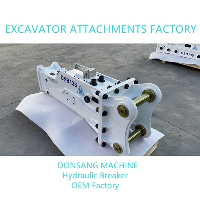 Excavator Hydraulic Hammer Breaker 150 mm Wide Chisel Hydraulic Rock Hammer Breaker HB30G  HB20G Hot Sale
